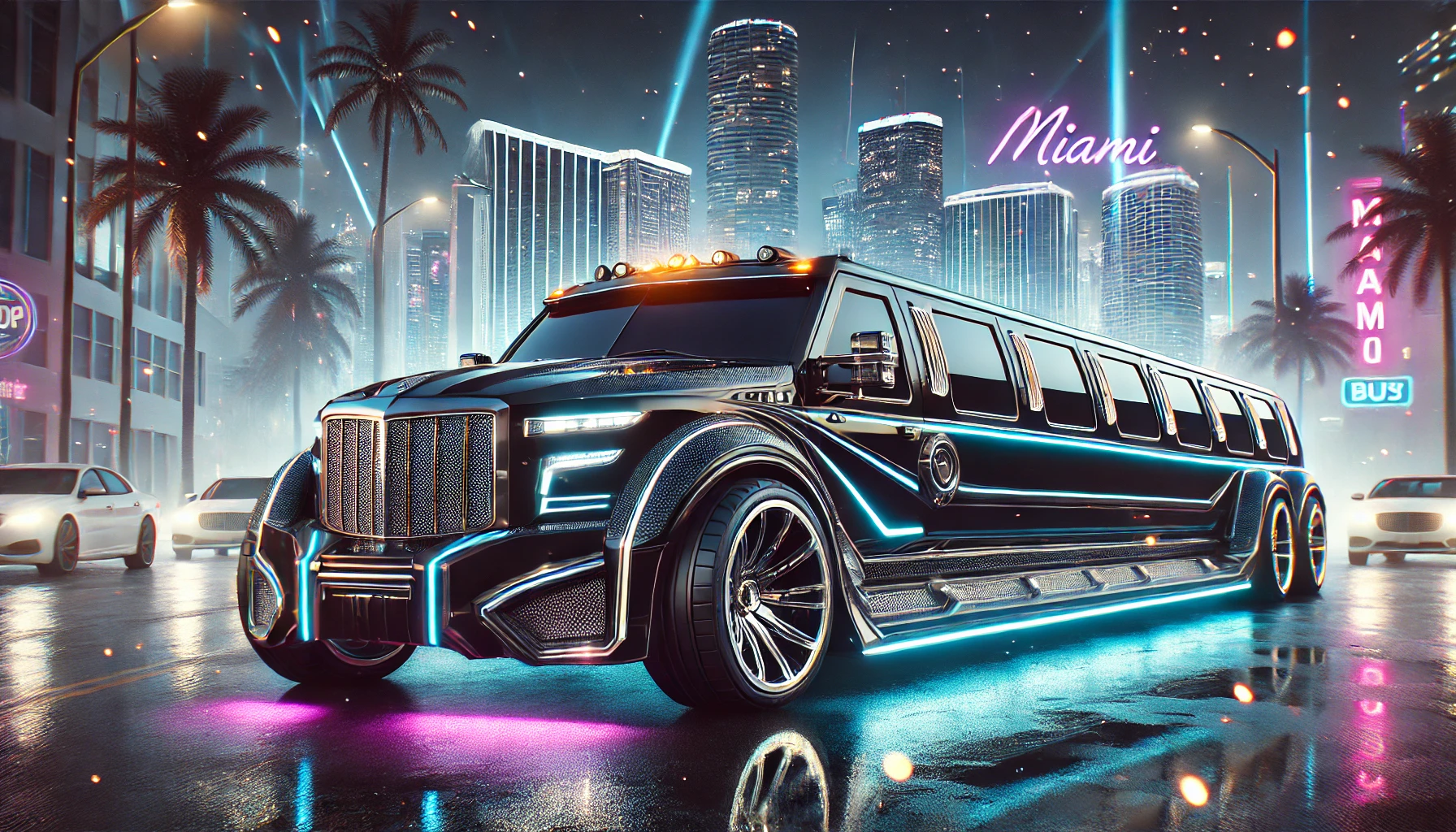 Armored Limousine Party Bus