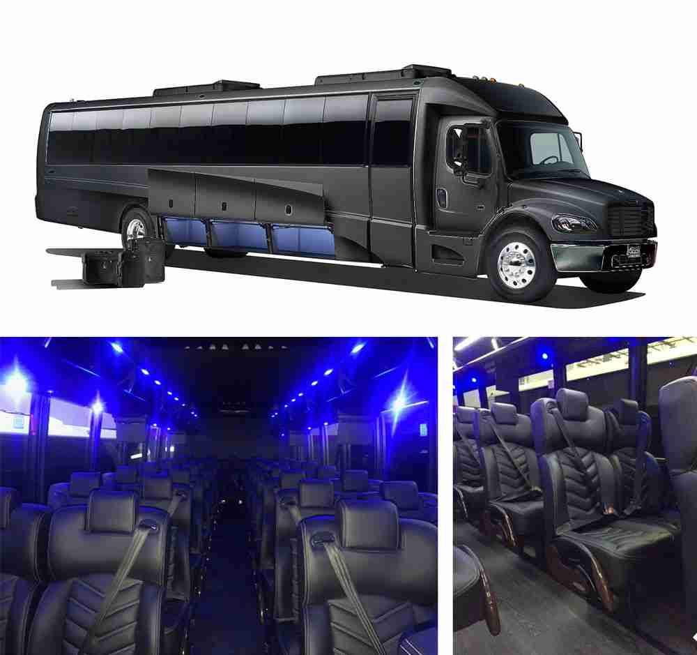 Stretch Limo Party Bus
